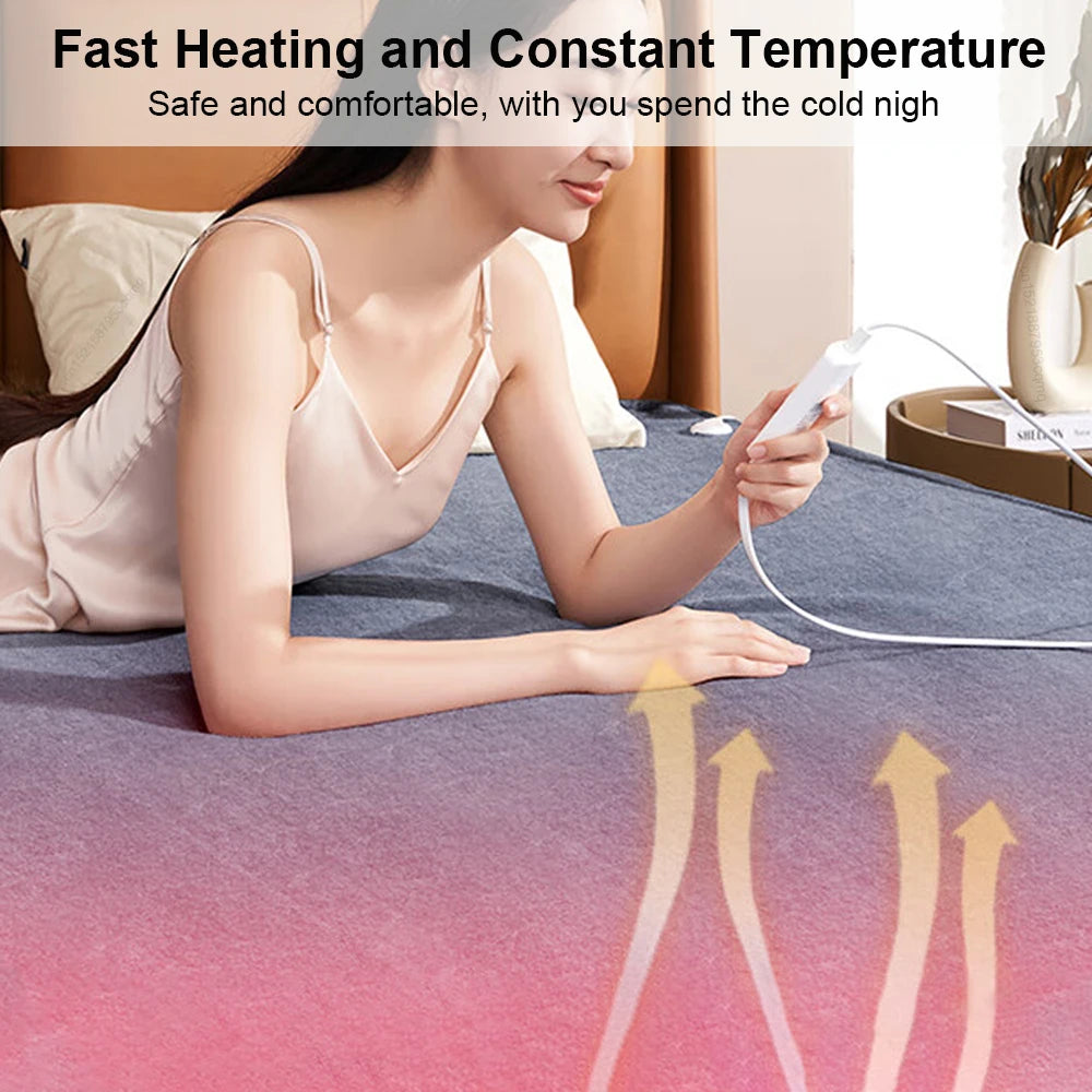 Deluxe Electric Thermal Snuggle Heat Blanket