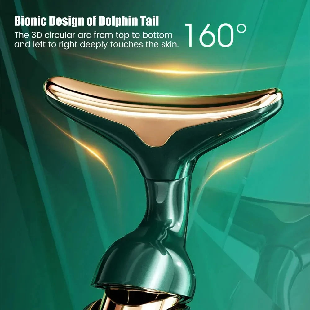 Anti Aging 3 In 1 Facial Lifting Device Neck Facial Eye Massage