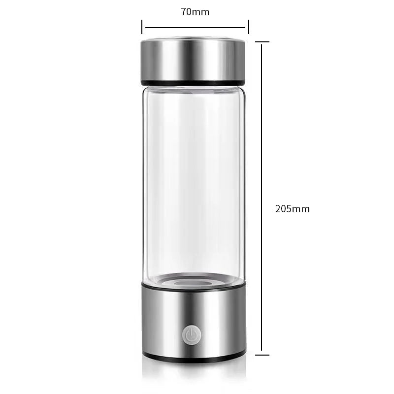 Titanium Filter Hydrogen Water Bottle - Electric & Travel-Friendly