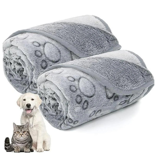 Fluffy Washable Pet Blanket for Dogs and Cats