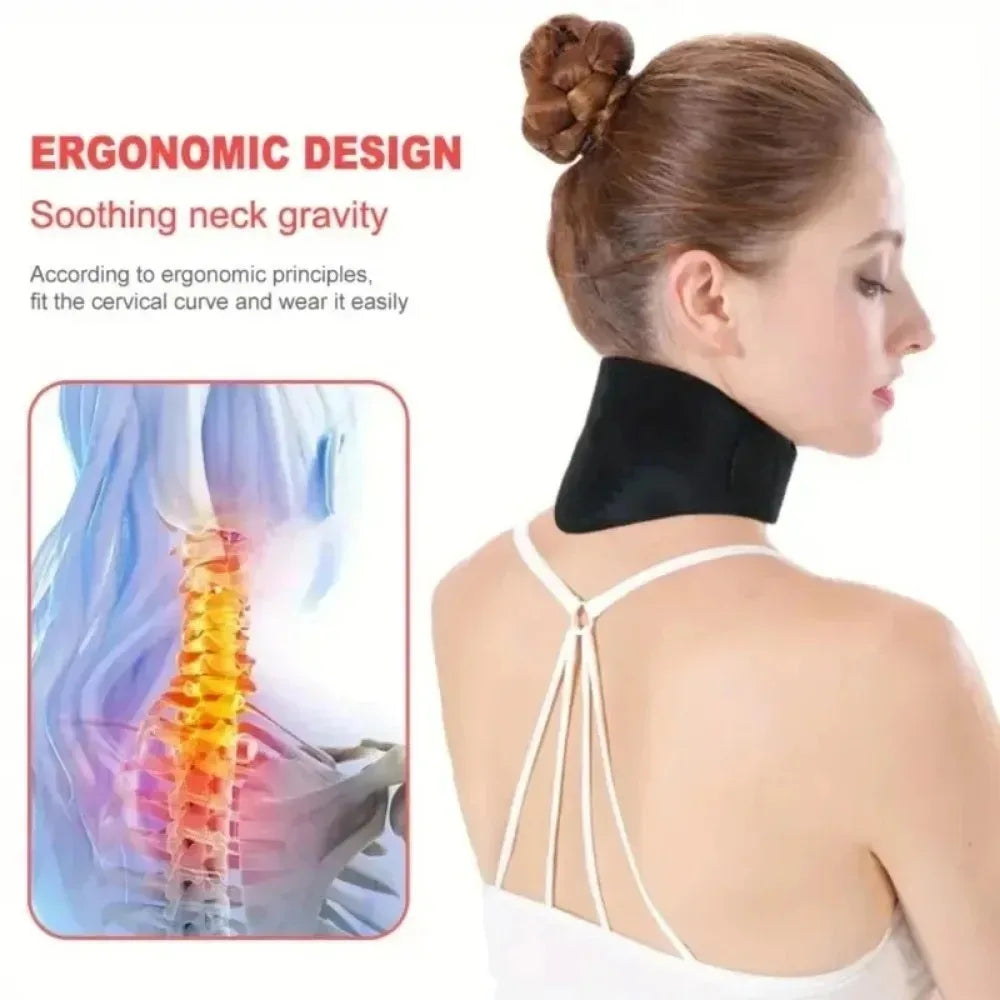 Cervical Support Pillow with Portable Heat Therapy