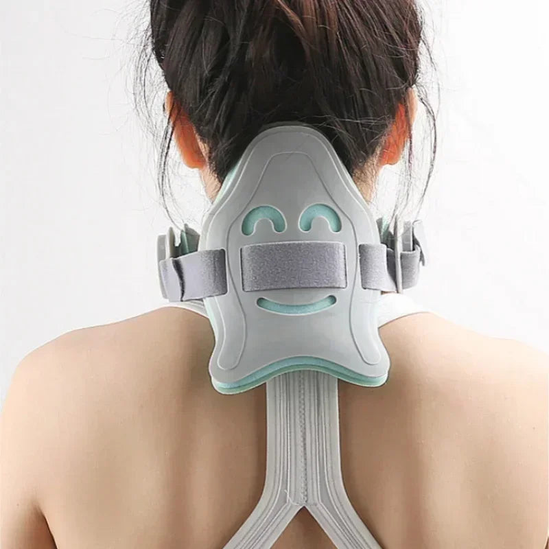 Adjustable Cervical Traction Collar - Posture Corrector & Neck Support