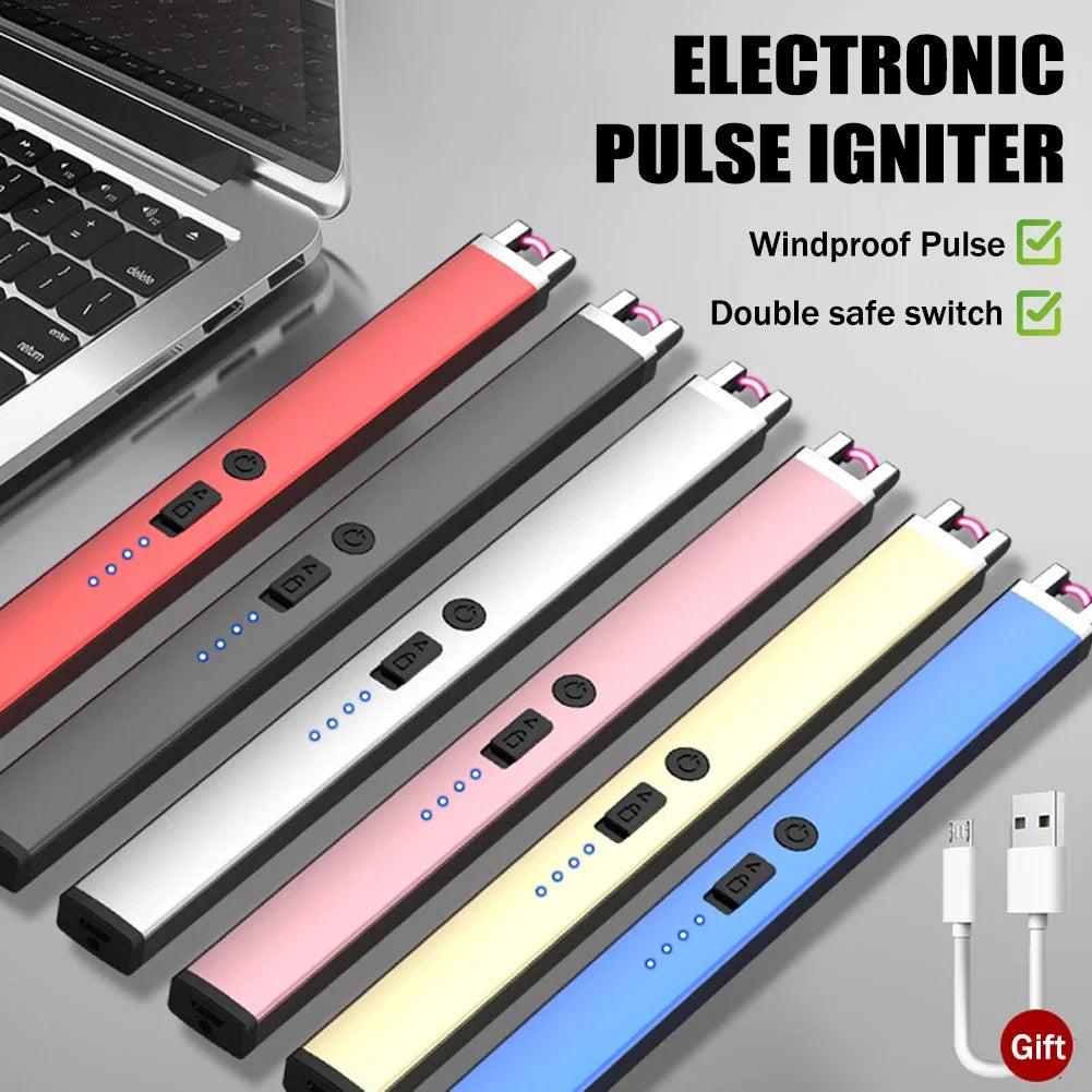 Windproof Pulse Flameless Plasma Candle Lighters