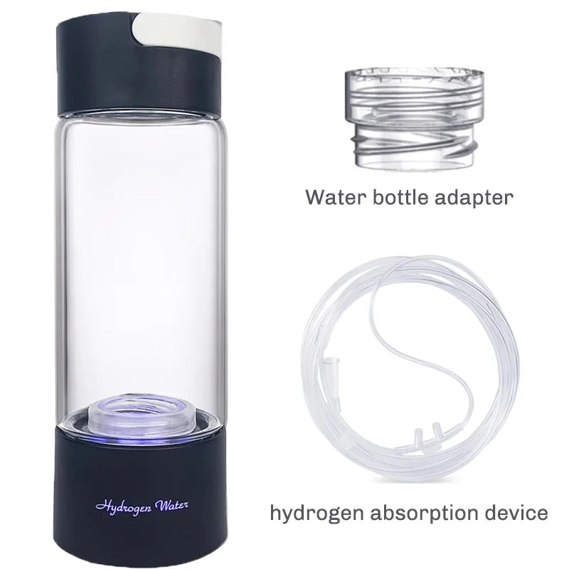 Titanium Filter Hydrogen Water Bottle - Electric & Travel-Friendly