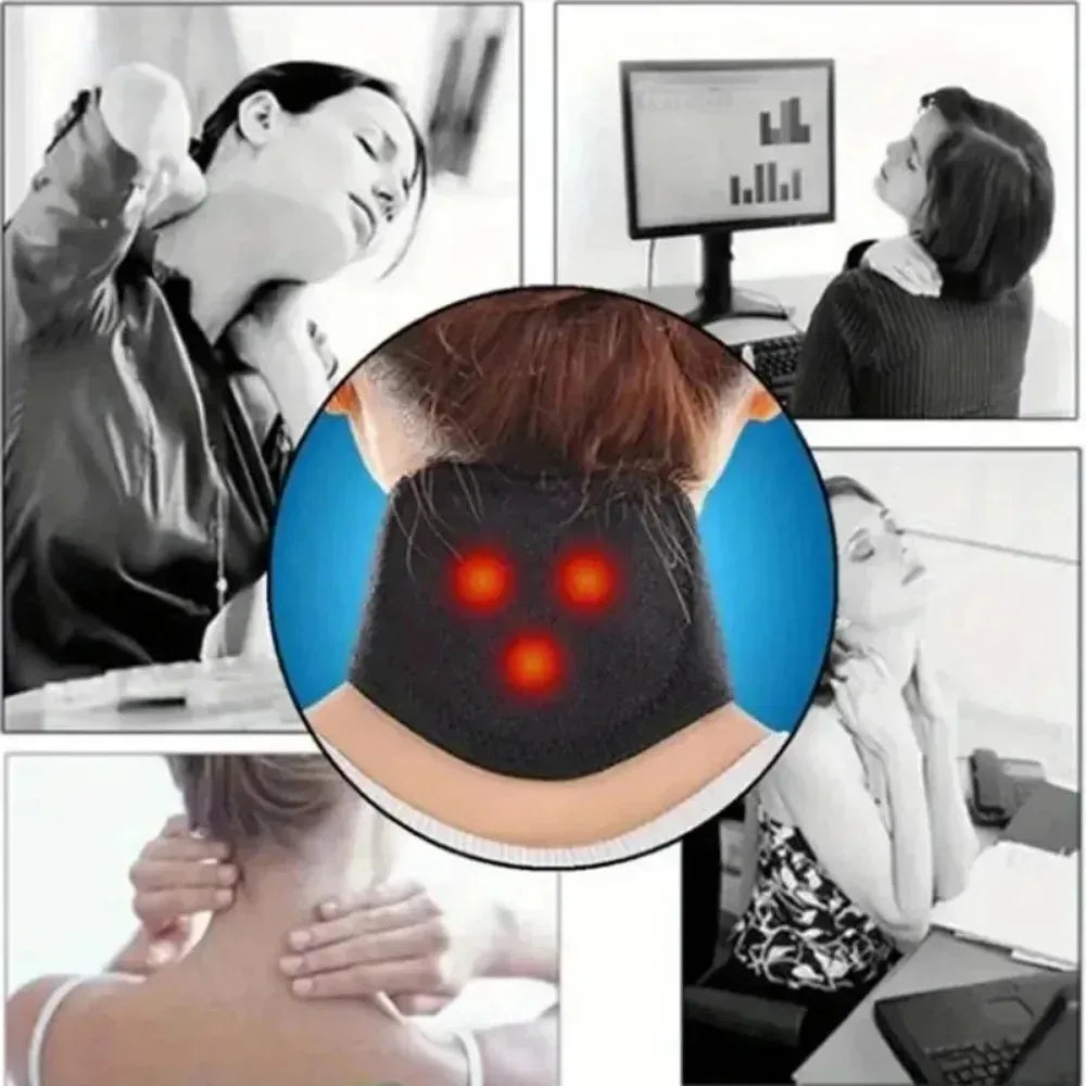 Cervical Support Pillow with Portable Heat Therapy