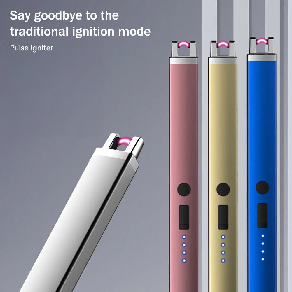 Windproof Pulse Flameless Plasma Candle Lighters