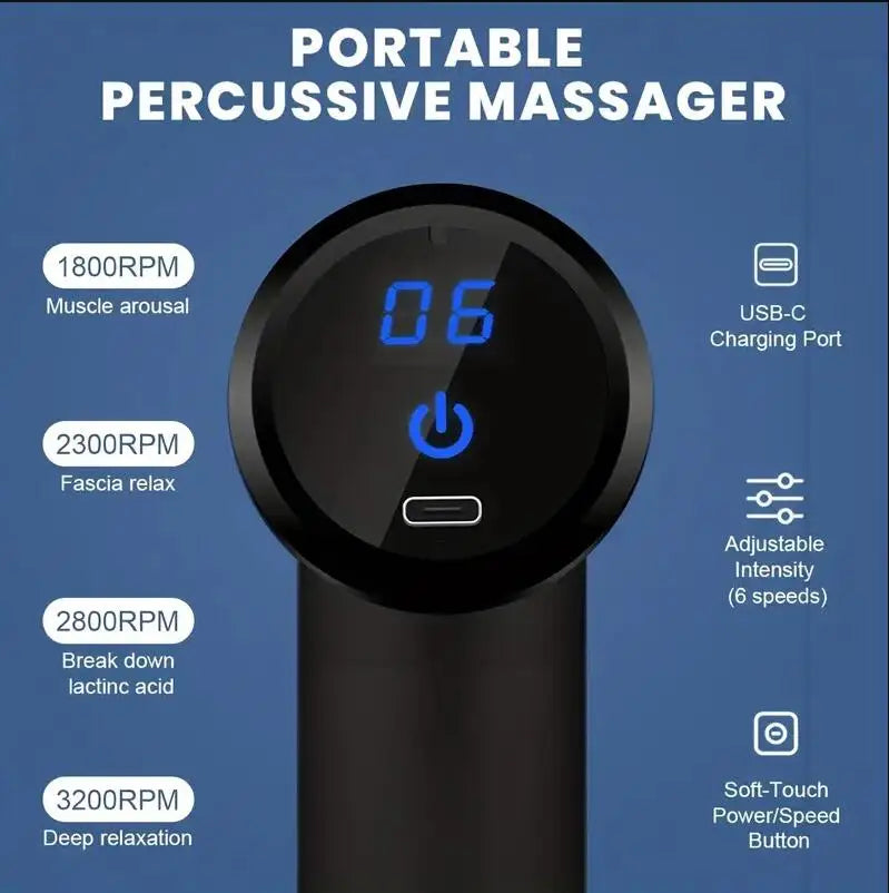 Body Portable Gun Massager