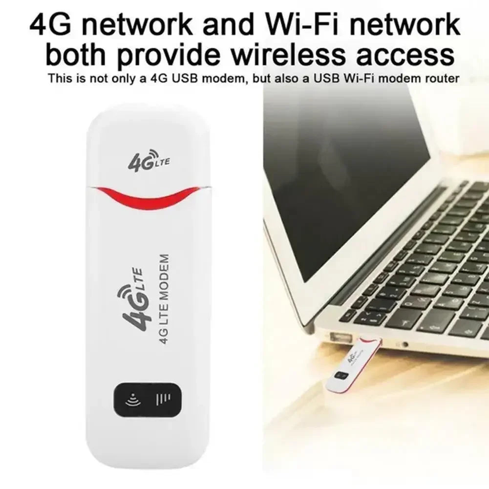 4G LTE Wireless USB Dongle Mobile Broadband Portable USB WiFi Router (150Mbps)