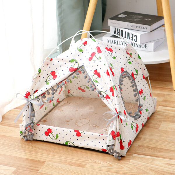 Cat Tent Cat Cat House Enclosed Pet Bed - Image 6