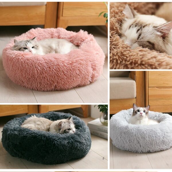 Dog Bed Super Soft Washable Long Plush Pet Kennel Deep Sleep Dog House Velvet Mats Sofa For Dog Basket Pet Cat Bed - Image 4