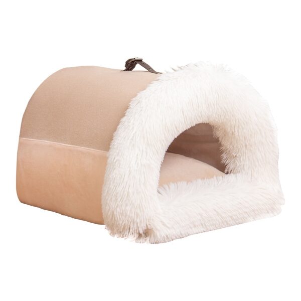 New Splice Portable Pet Nest Portable Autumn And Winter Warm Dog Nest Moisture-proof Long Fur Cat Nest Cross Border Pet Nest - Image 4