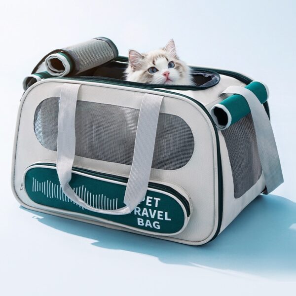 Pet Carrier Bag Soft Sided Collapsible Portable PET Travel Carrier Bag Pet Carrier For Dogs Cats Airline Approved Carrier Soft Sided, Collapsible Travel Puppy Carrier Pet Travel Carrier Bag Adequate - Image 7